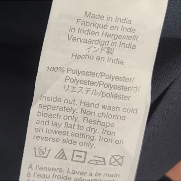 J. Crew Women's Blouse Whimsical BluePolkaDot Size 2XS Lite, Air Chiffon Sleeves - Picture 9 of 11